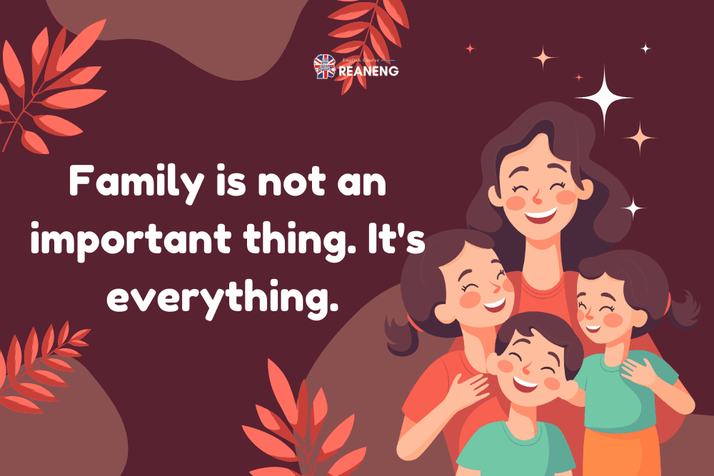 คำคมเกี่ยวกับครอบครัวและชีวิต