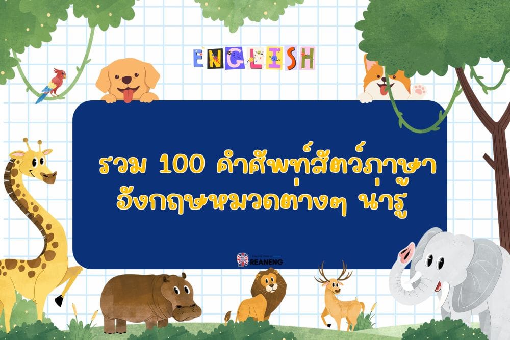 คำศัพท์สัตว์ภาษาอังกฤษ